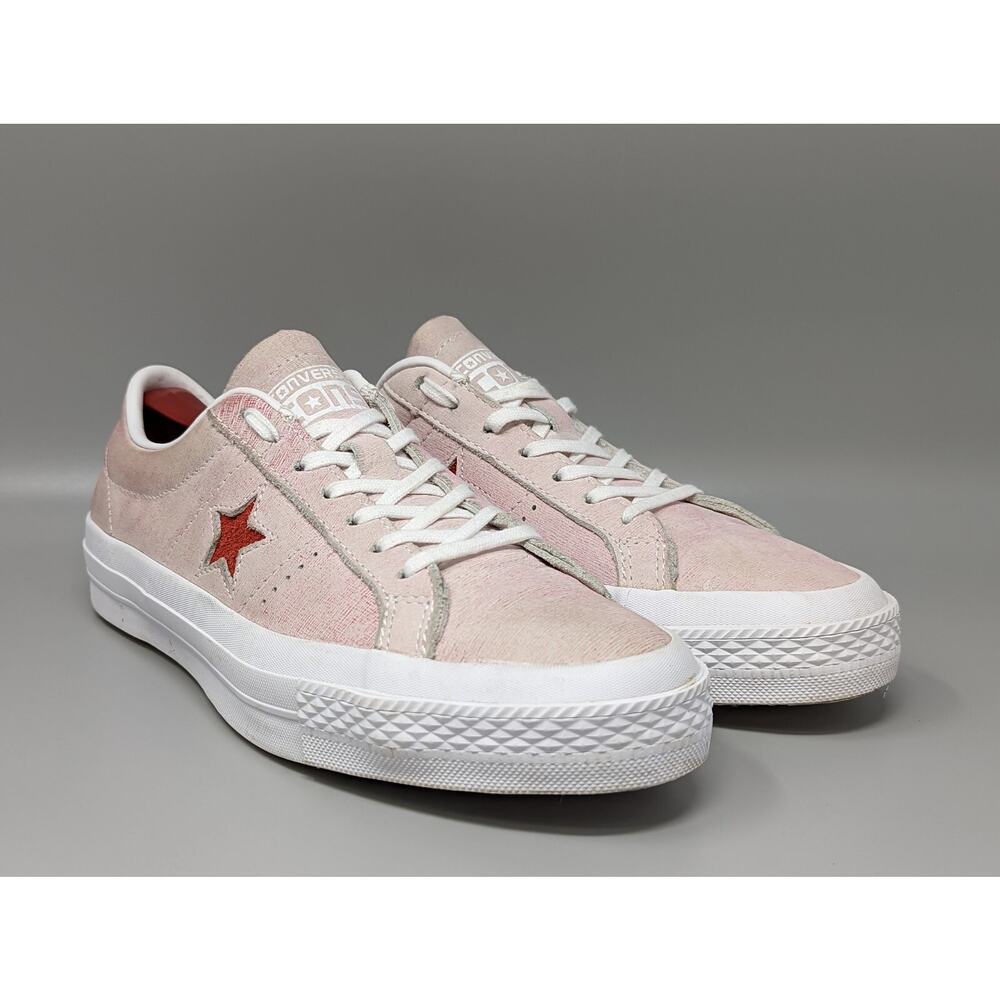 Converse Unisex One Star OX Pink White Sneaker 153993C Size Men 8.5 Women 10